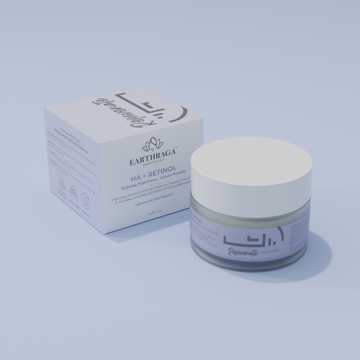 HA+Retinol Advanced Night Cream with Squalane & Vitamin E| 50.0 gm