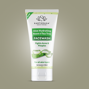 Mix Fruit Skin Brightening - Aloe Vera Neem Tea Tree Face Wash Combo