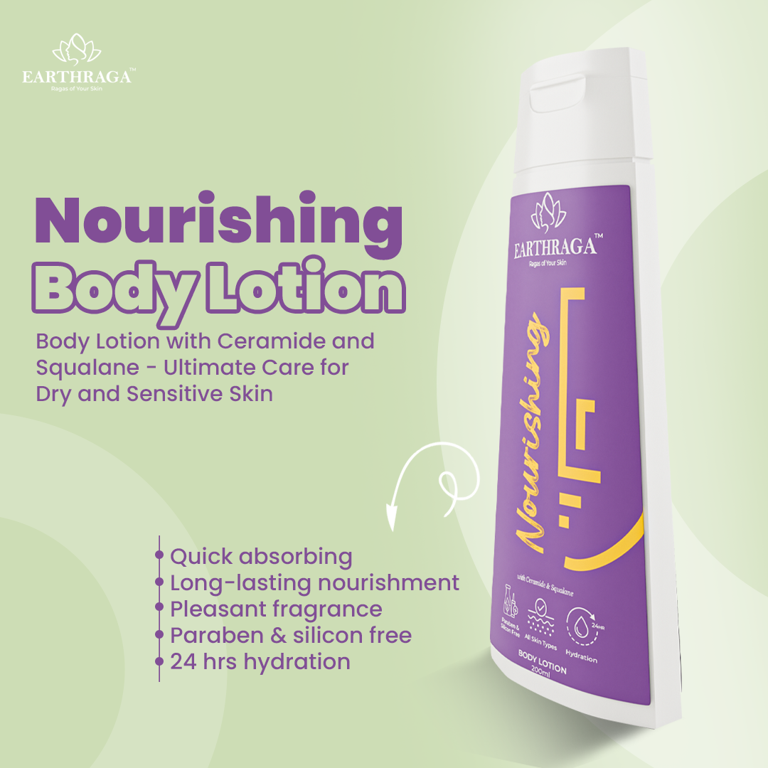 Nourishing Body Lotion with Ceramide and Squalane - Ultimate Care for Dry and Sensitive Skin