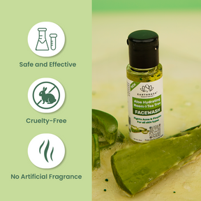 Aloe Vera Hydrating Neem Tea Tree Face Wash |  30 ml Mini