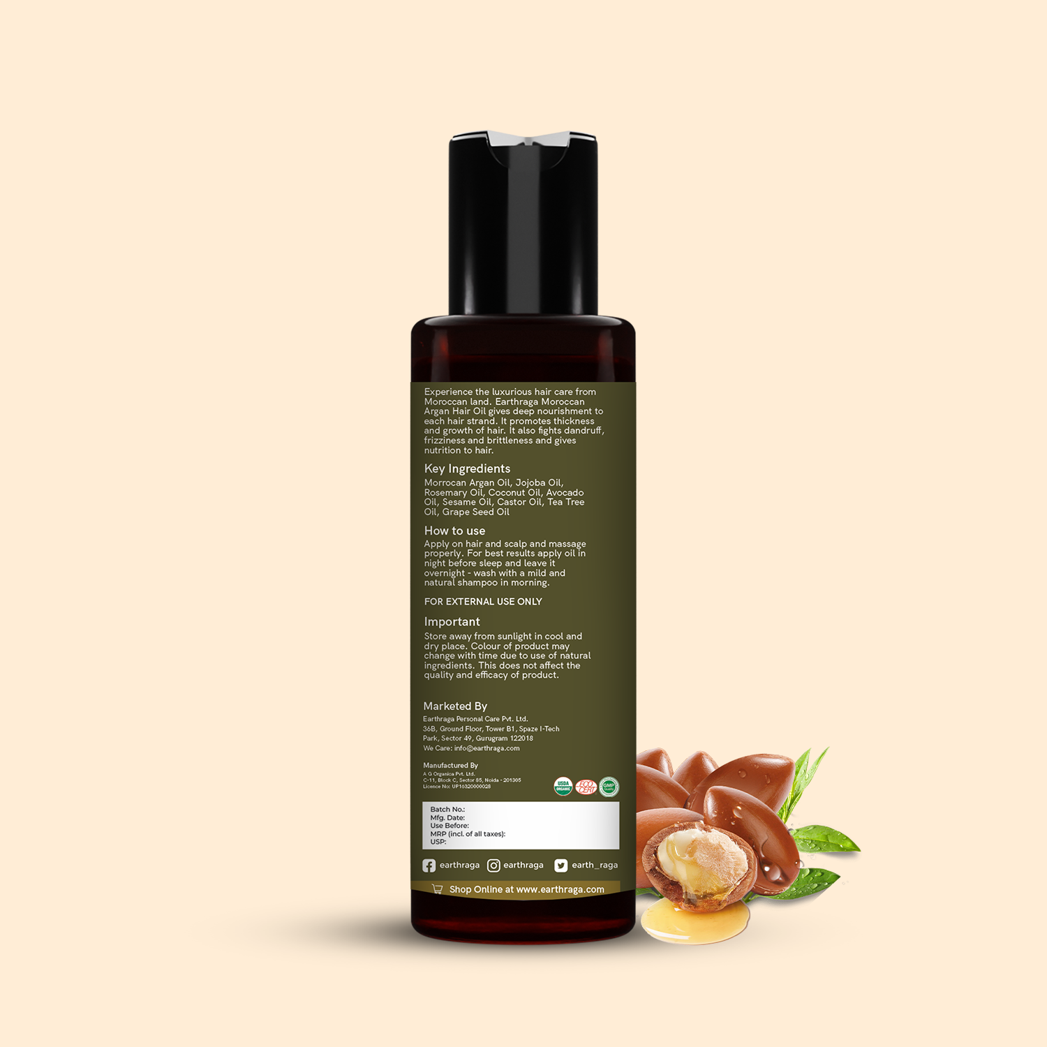 Moroccan Argan Hair Oil  | 100ml