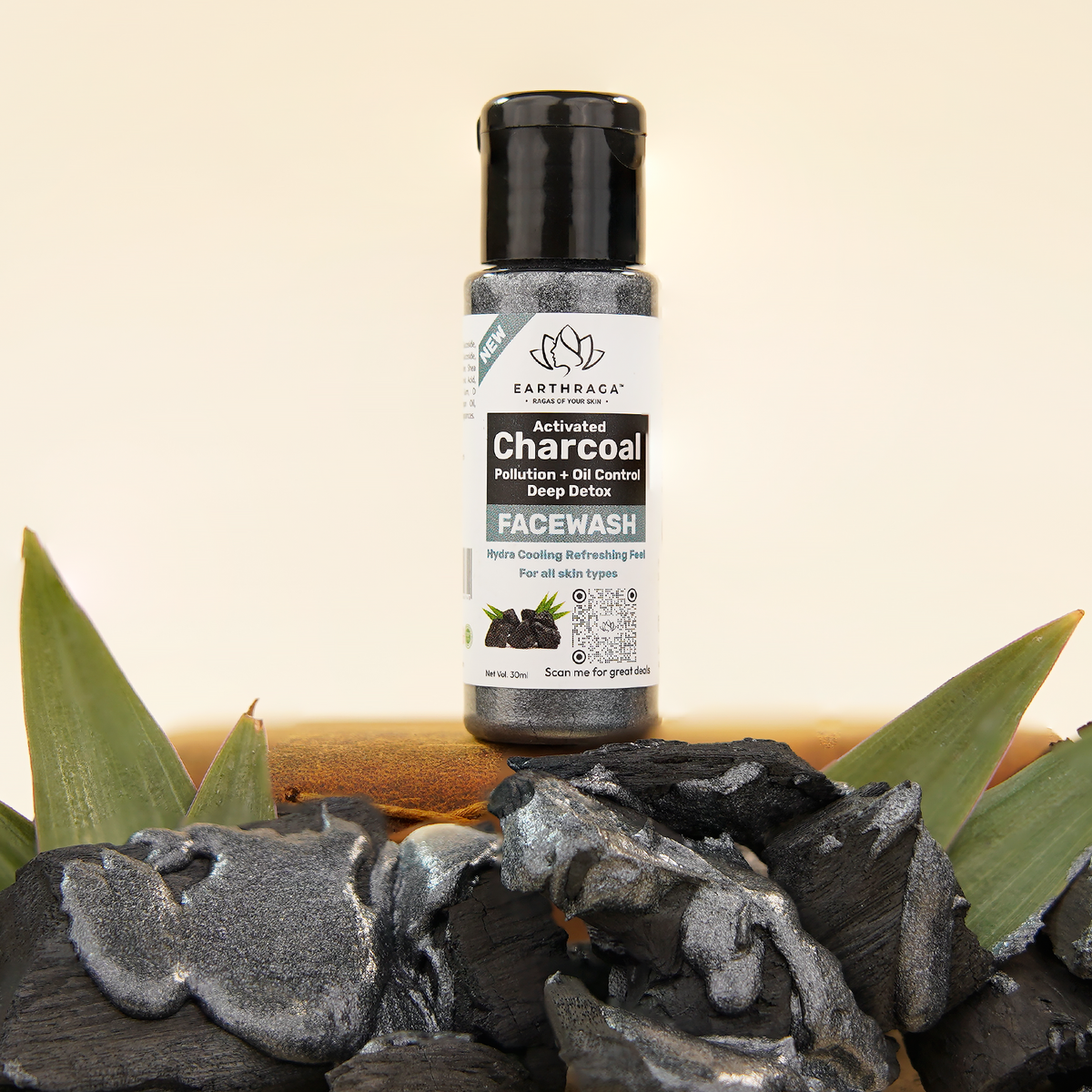 Activated Charcoal Facewash | 30 ml Minis