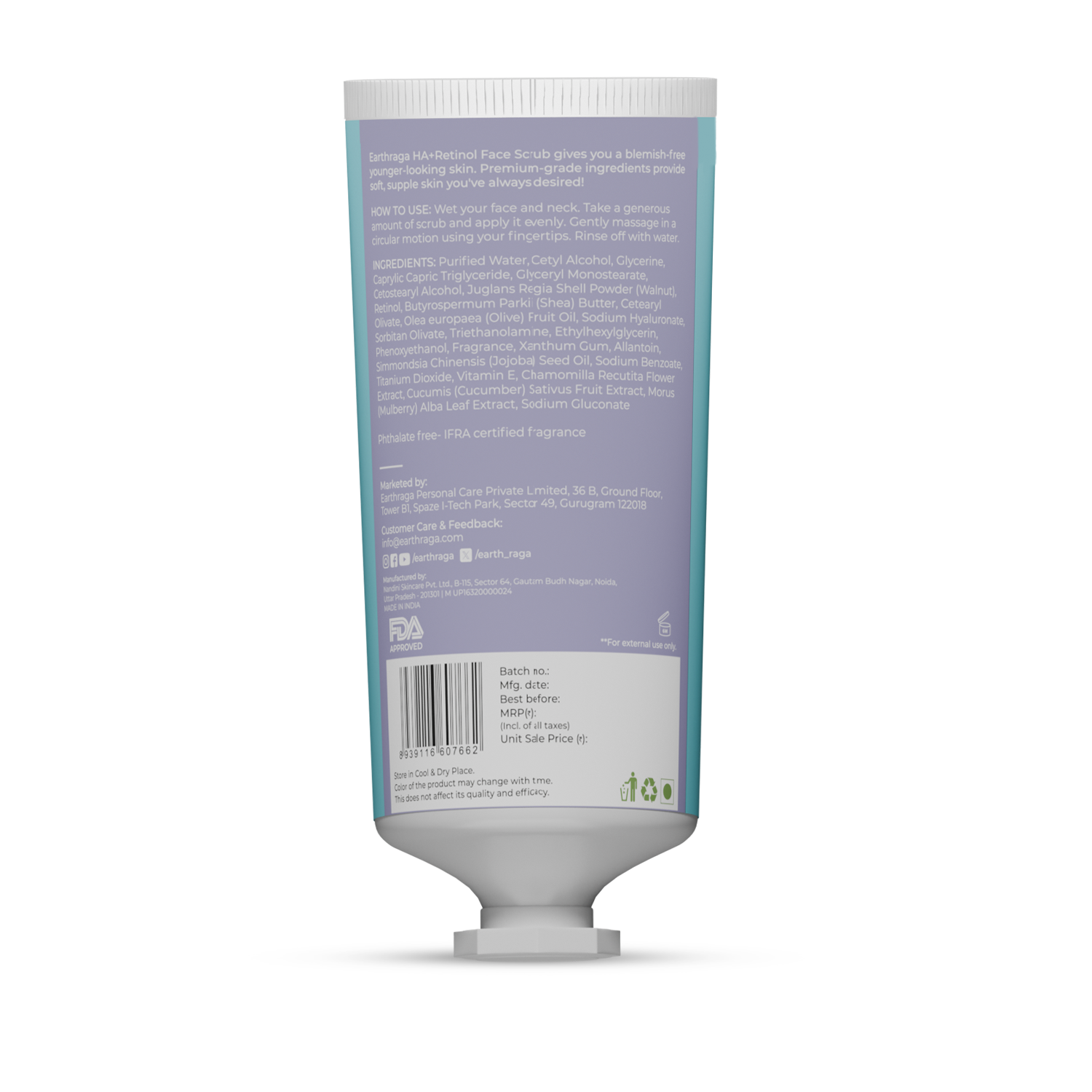 HA + Retinol Face Scrub | 100 ml