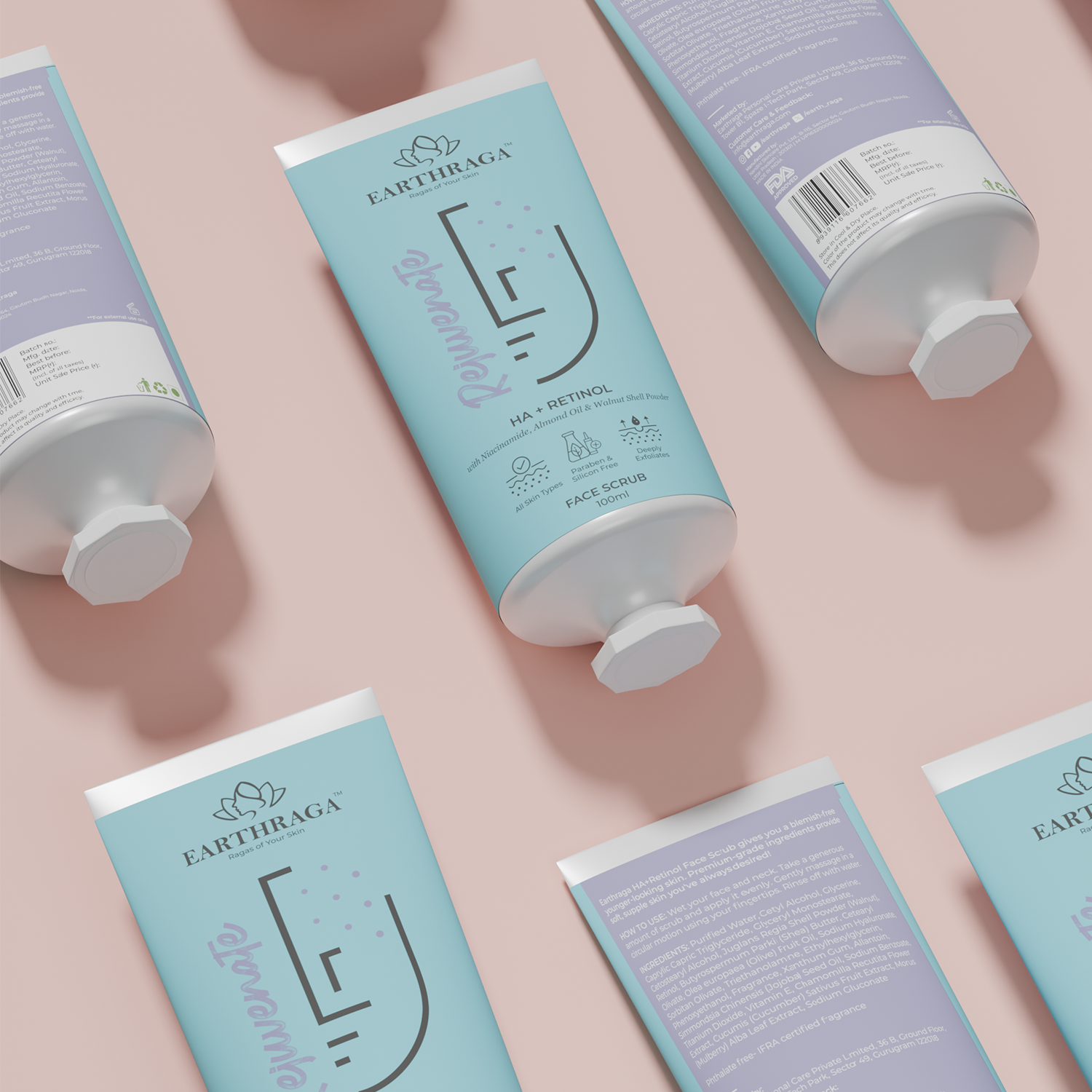 HA + Retinol Face Scrub | 100 ml