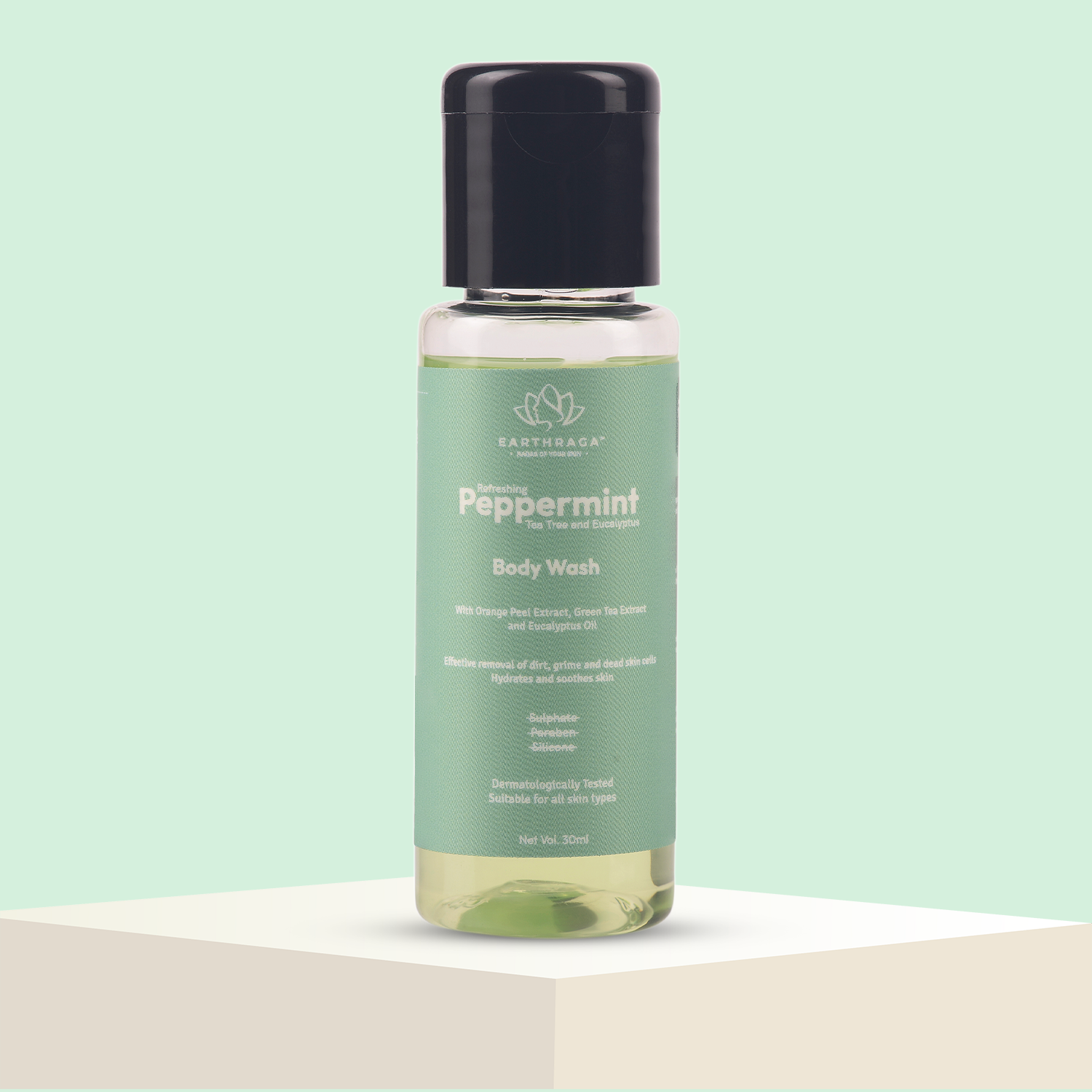 Peppermint-Eucalyptus-Tea Tree Body Wash | 30 ml Minis
