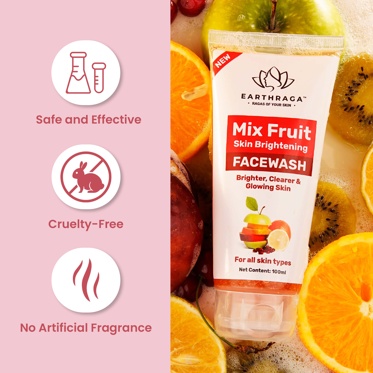 Mix Fruit Skin Brightening Face Wash | 100ml