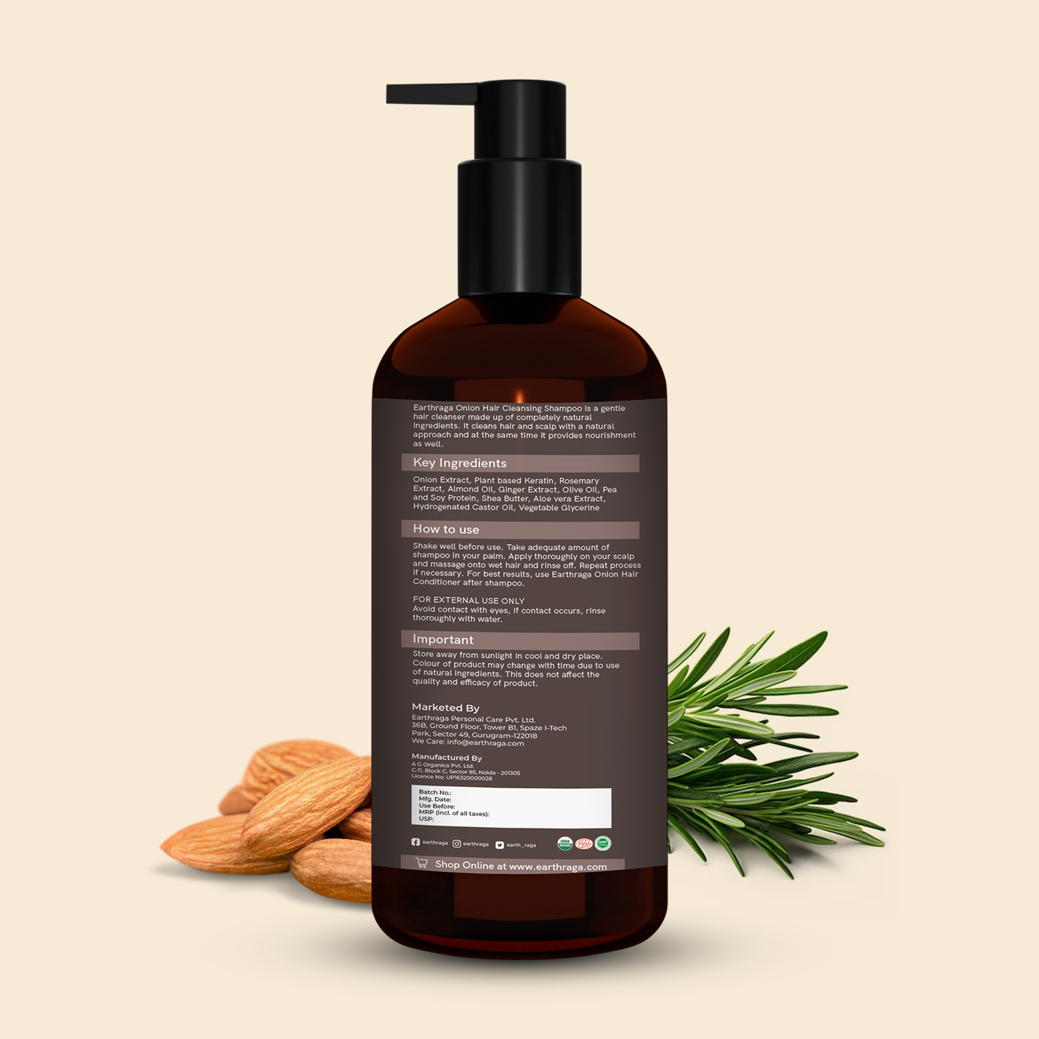 Onion Hair Cleansing Shampoo | 300ml