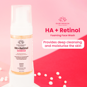 HA + Retinol Foaming Face Wash | 100 ml