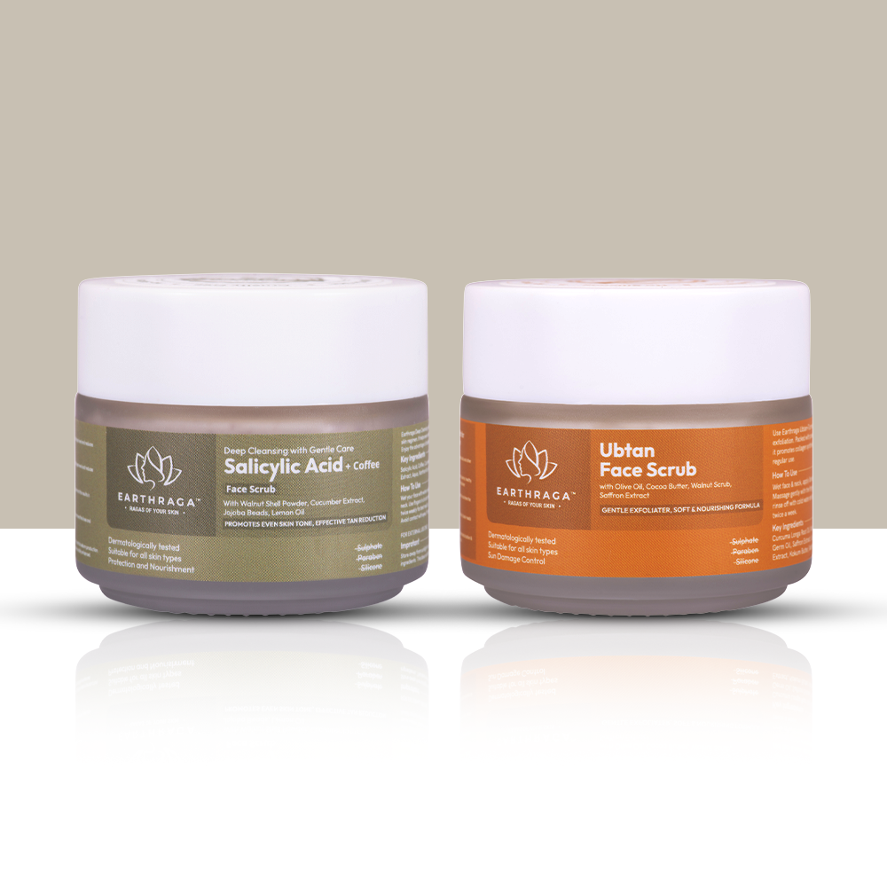 Ubtan-Turmeric | Salicylic Face Scrub | Pack of 2 X 100 gm