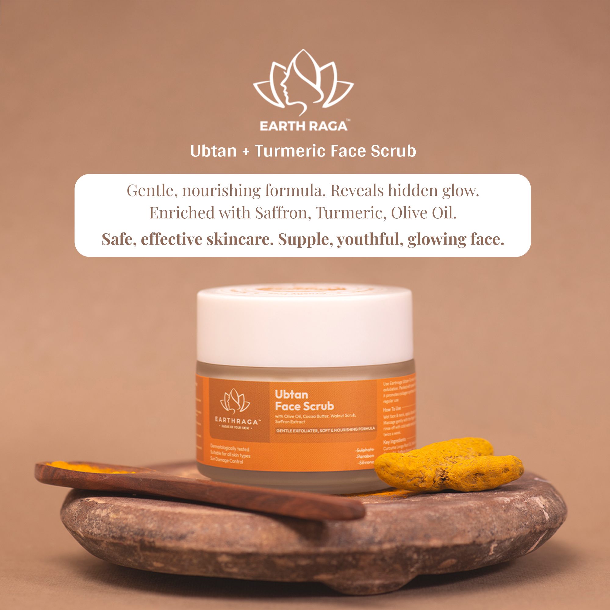 Ubtan-Turmeric | Salicylic Face Scrub | Pack of 2 X 100 gm