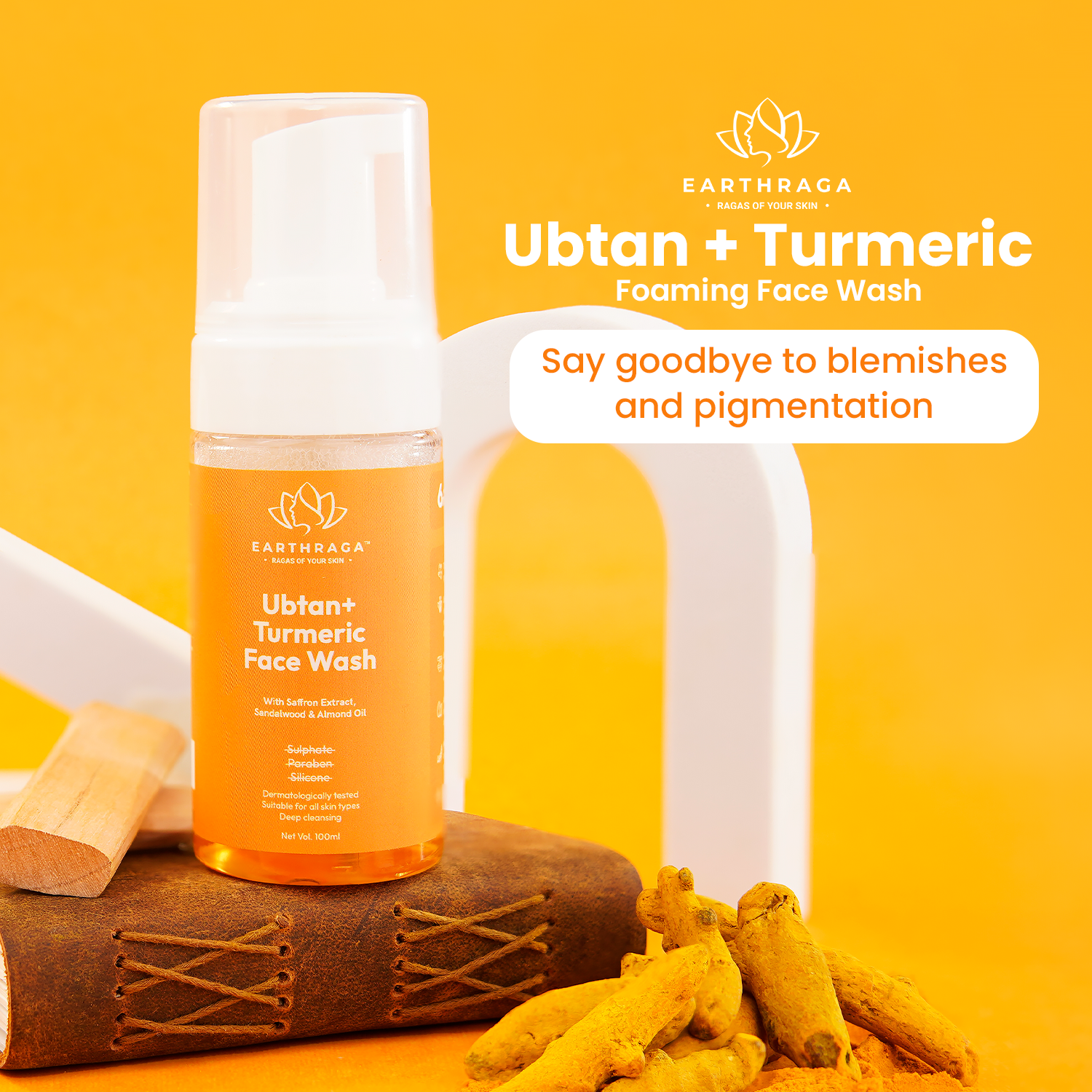 Ubtan + Turmeric Foaming Face Wash | 100ml