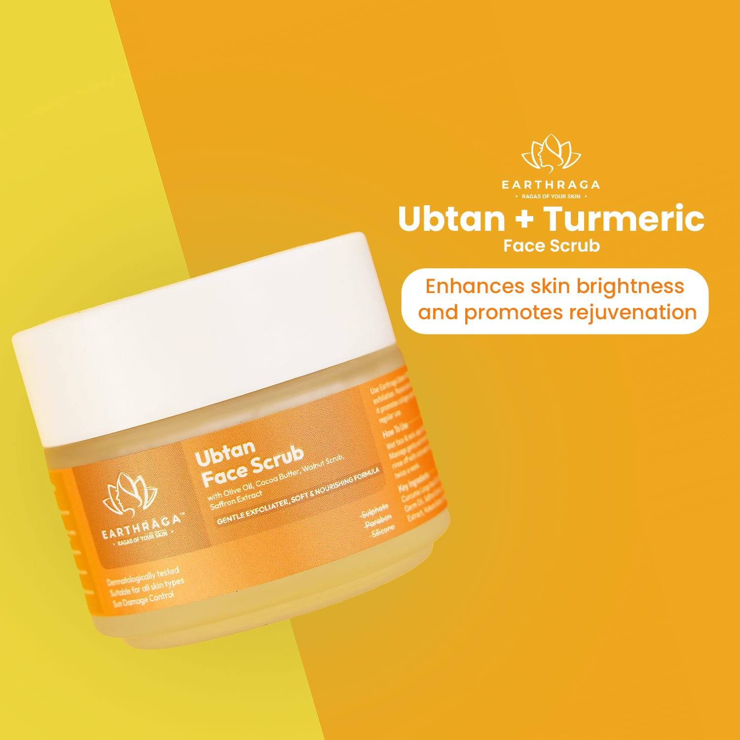 Ubtan + Turmeric Face Scrub | 100ml