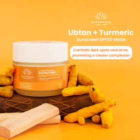 Ubtan + Turmeric Sunscreen SPF50 Matte | 100ml