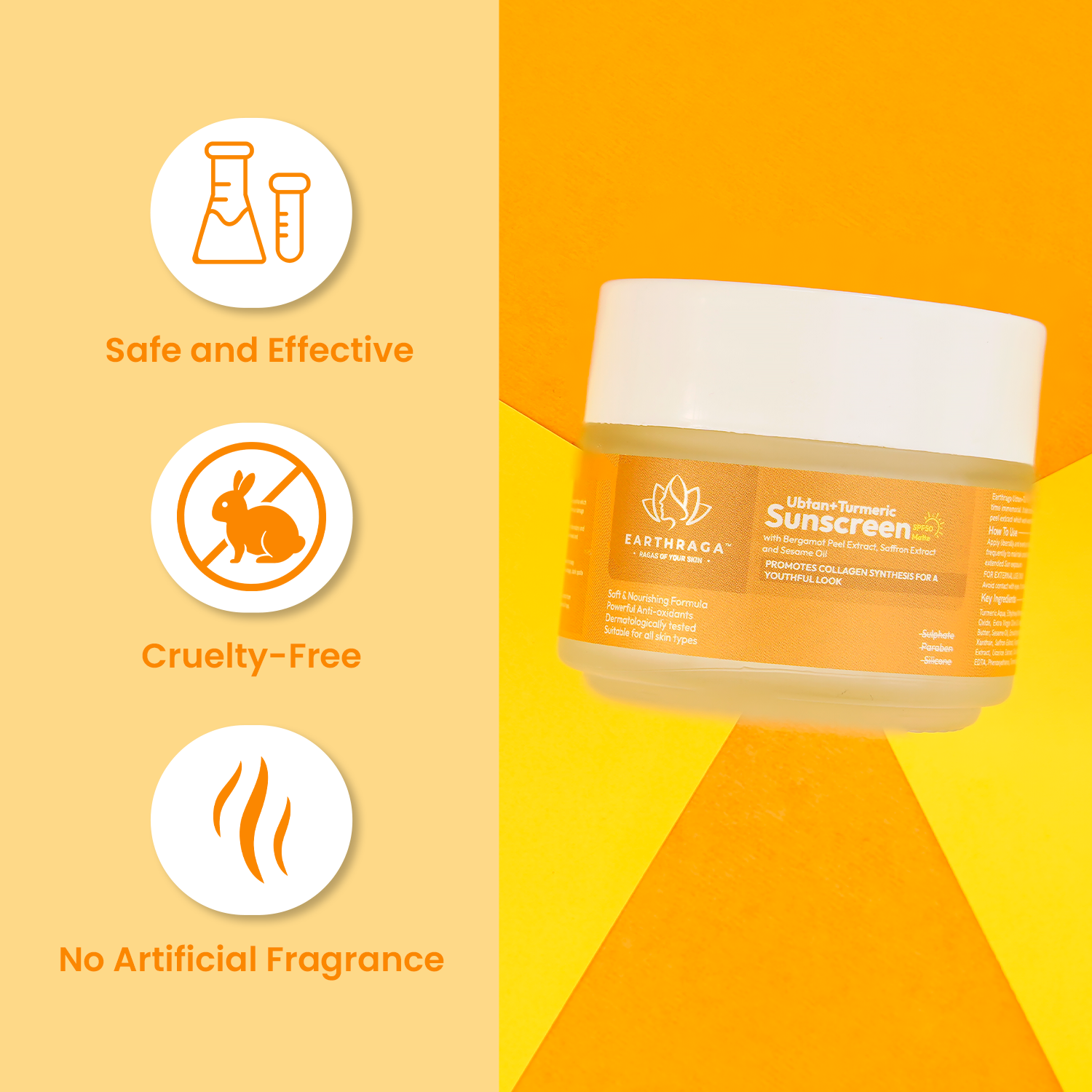 Ubtan + Turmeric Sunscreen SPF50 Matte | 100ml